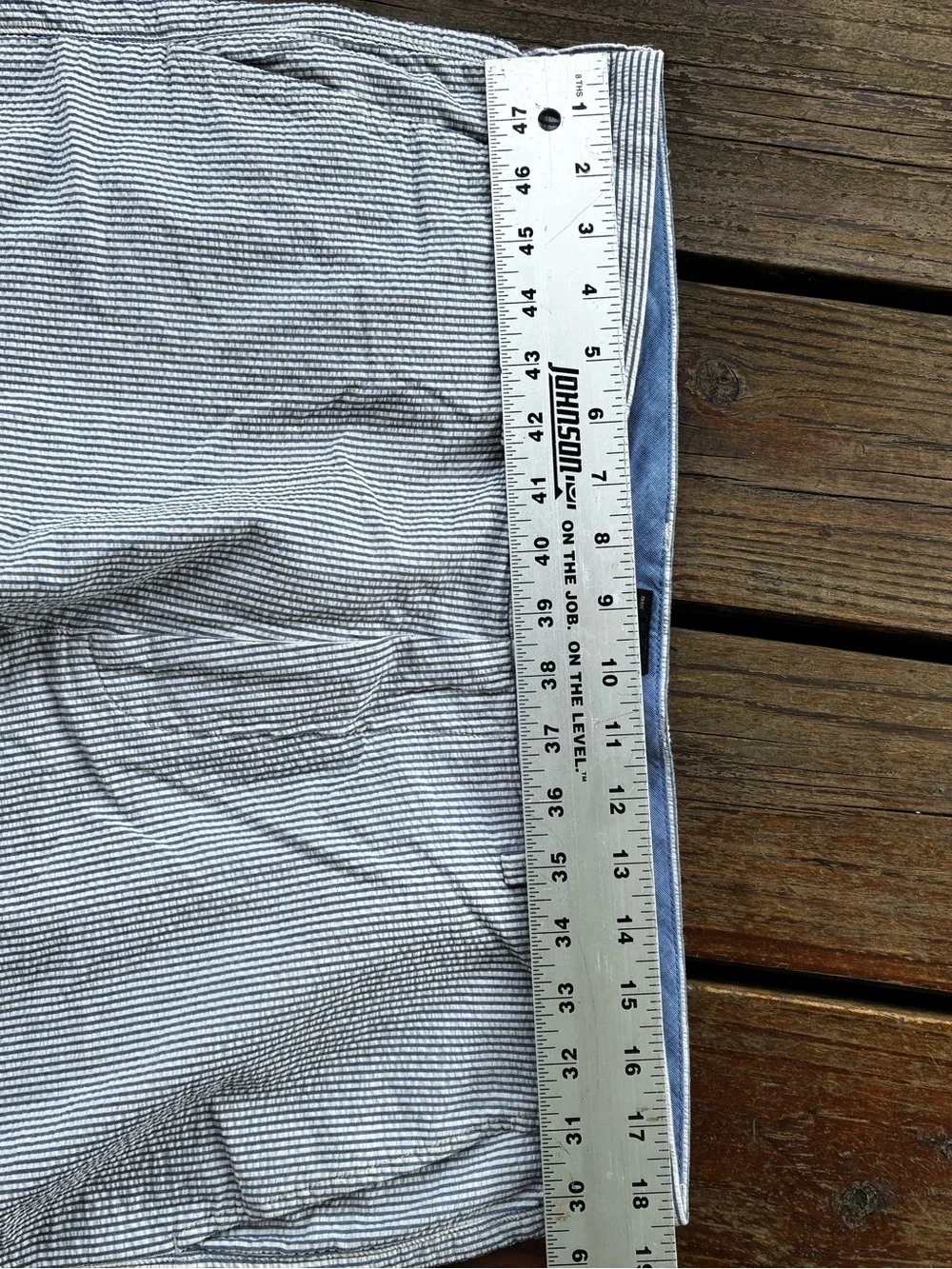 J Crew Club Seersucker Bermuda Shorts-36